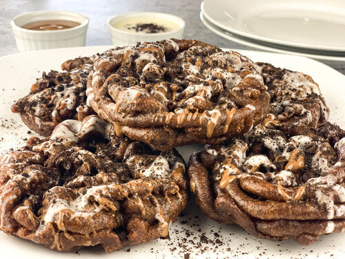Cookies 'n' Cream Mini Funnel Cakes