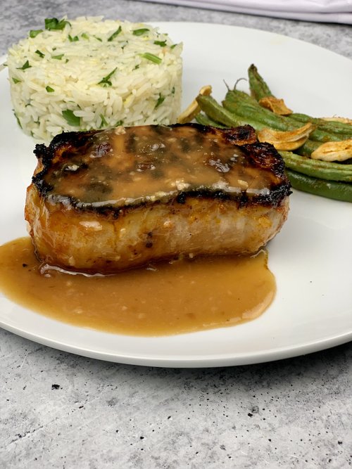 Miso-Plum Pork Chop