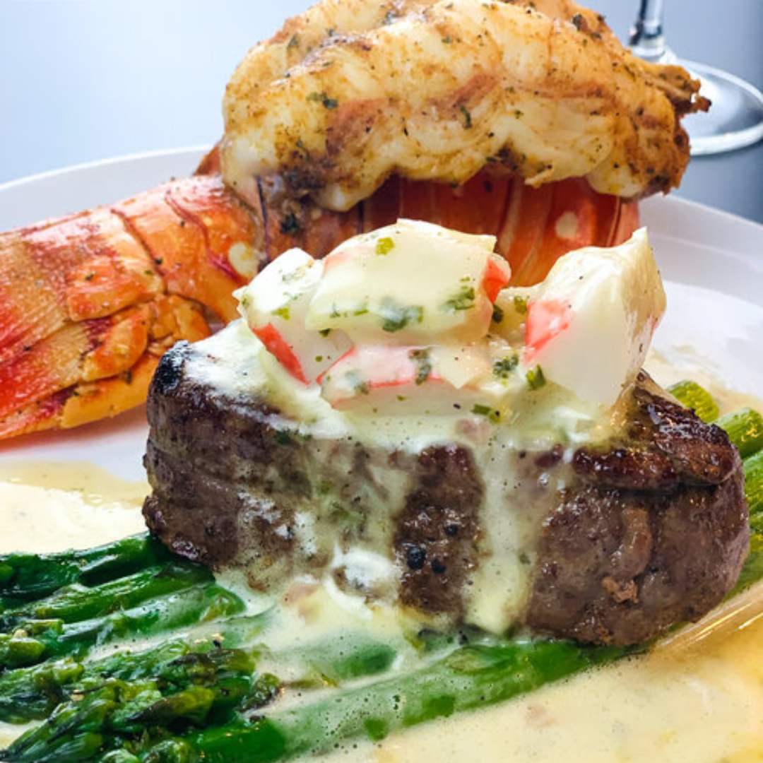 Steak & Lobster w/ Crab Béarnaise
