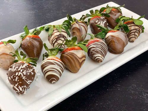 Champagne-Infused Chocolate Strawberries